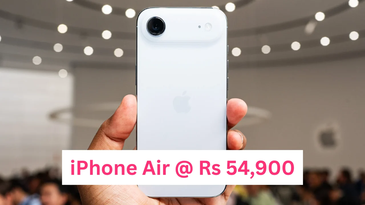 iPhone Air Chroma Sale Brings Apple's Slimmest Phone at Rs 54,900